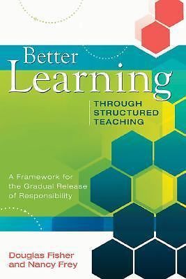 Better Learning Through Structure- paperback, 9781416606352, Douglas Fisher, new