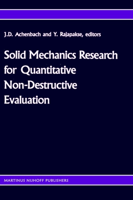 Achenbach – Solid mechanics research for quantitative non-destructive – X555z