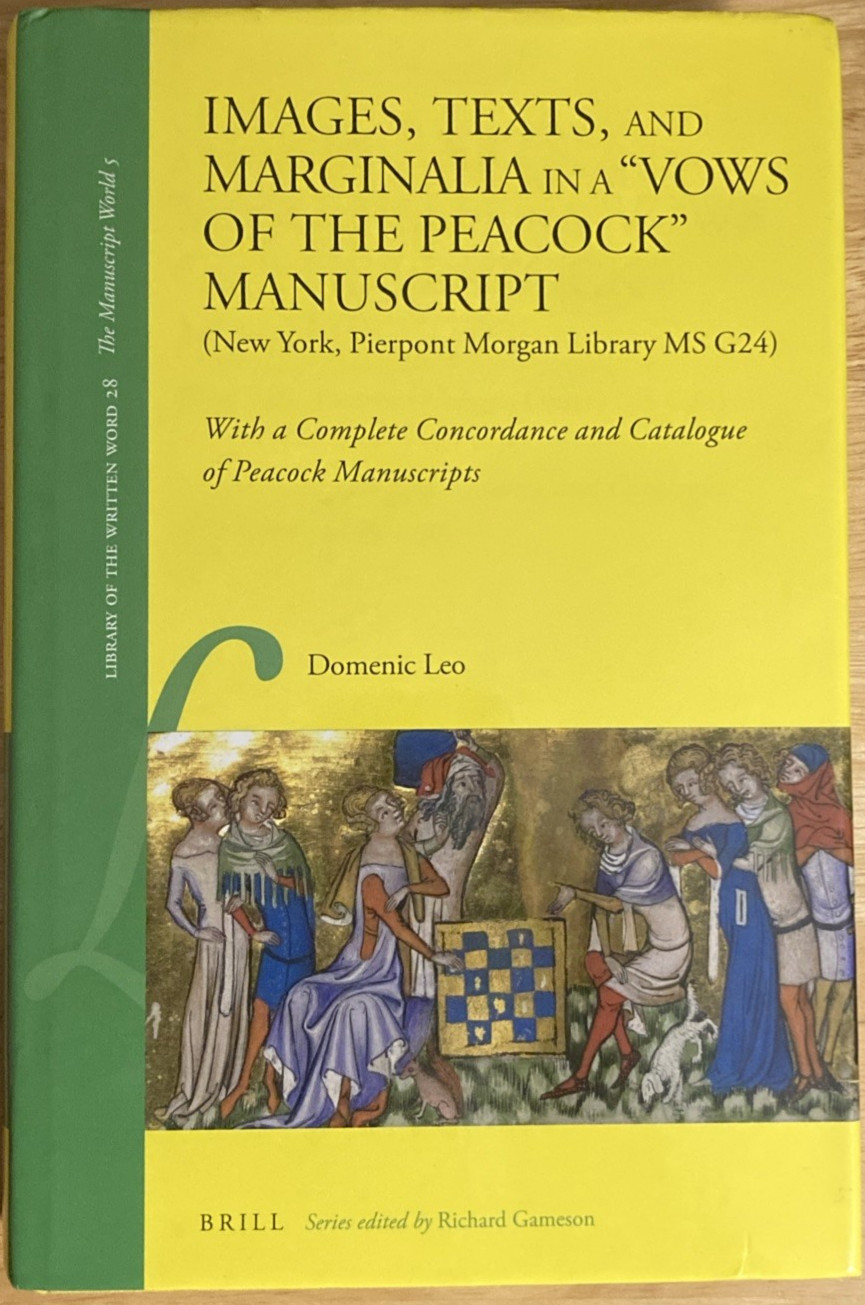 Images Texts Marginalia Vows of the Peacock Domenic Leo Brill Hardcover