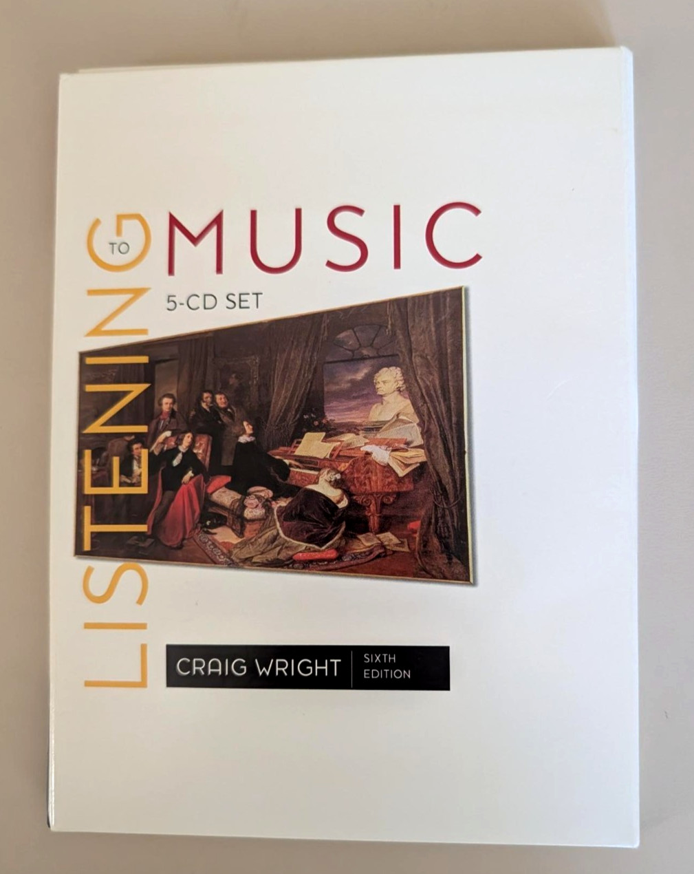 5-CD Set, Listening to Music, Craig Wright, Sixth Edition
