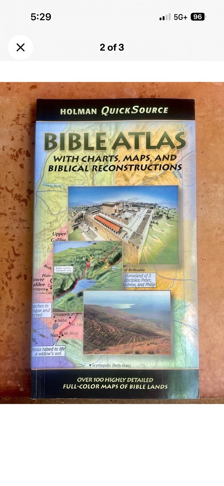 Brand New Bible Atlas Holman Quick Source Softcover Book Reference Study