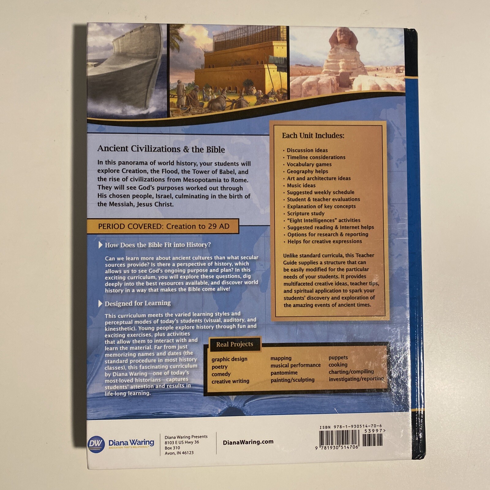 History Revealed Series: Ancient Civilizations & the Bible 3rd Ed TEACHER GUIDE