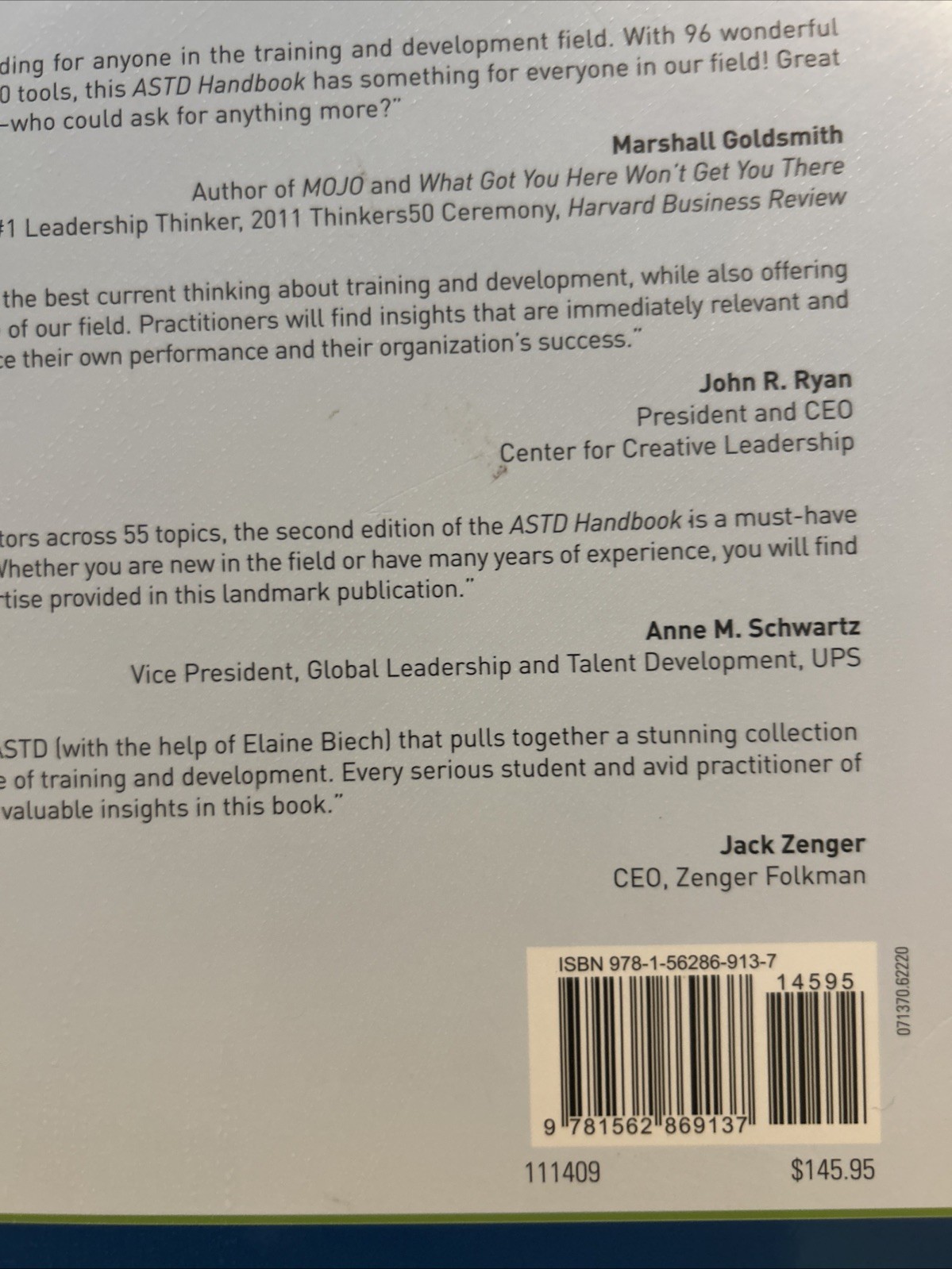 ASTD Handbook : The Definitive Reference for Training & Development, Hardcove…