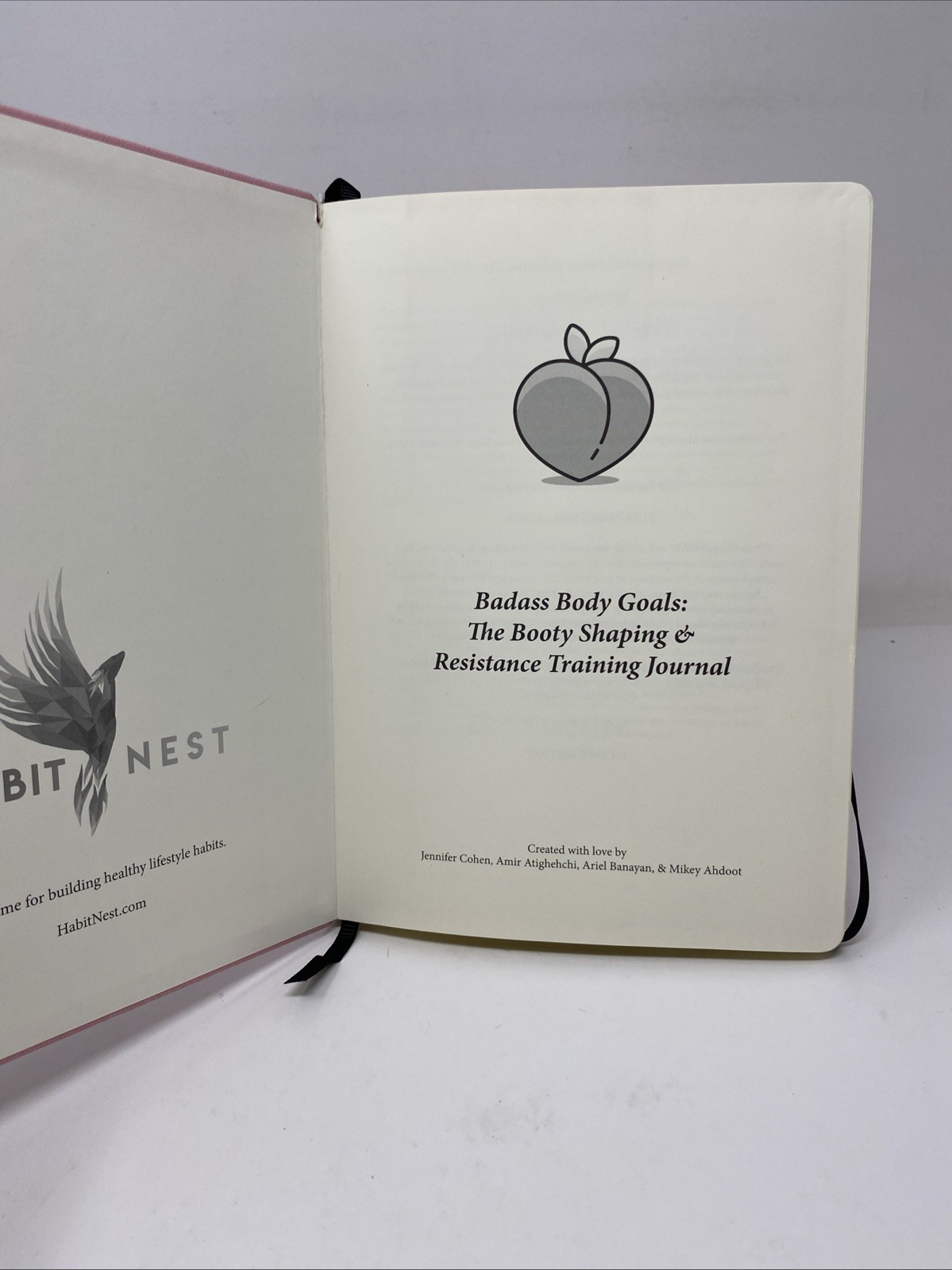 Badass Body Goals Journal Booty Building Waist Trimming JOURNAL ONLY – NO BAND