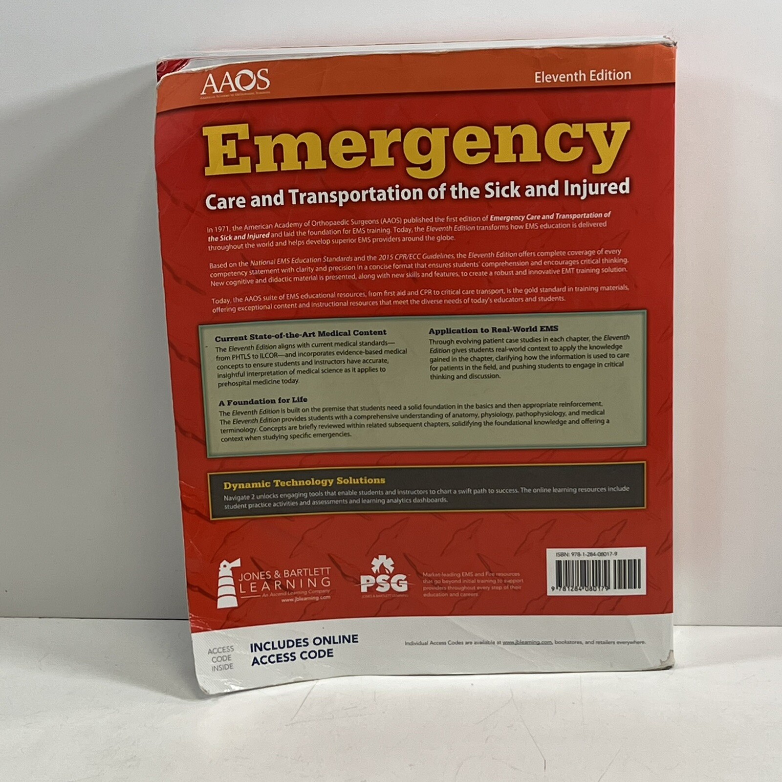 Emergency Care and Transportation of the Sick and Injured 11th Edition TPB