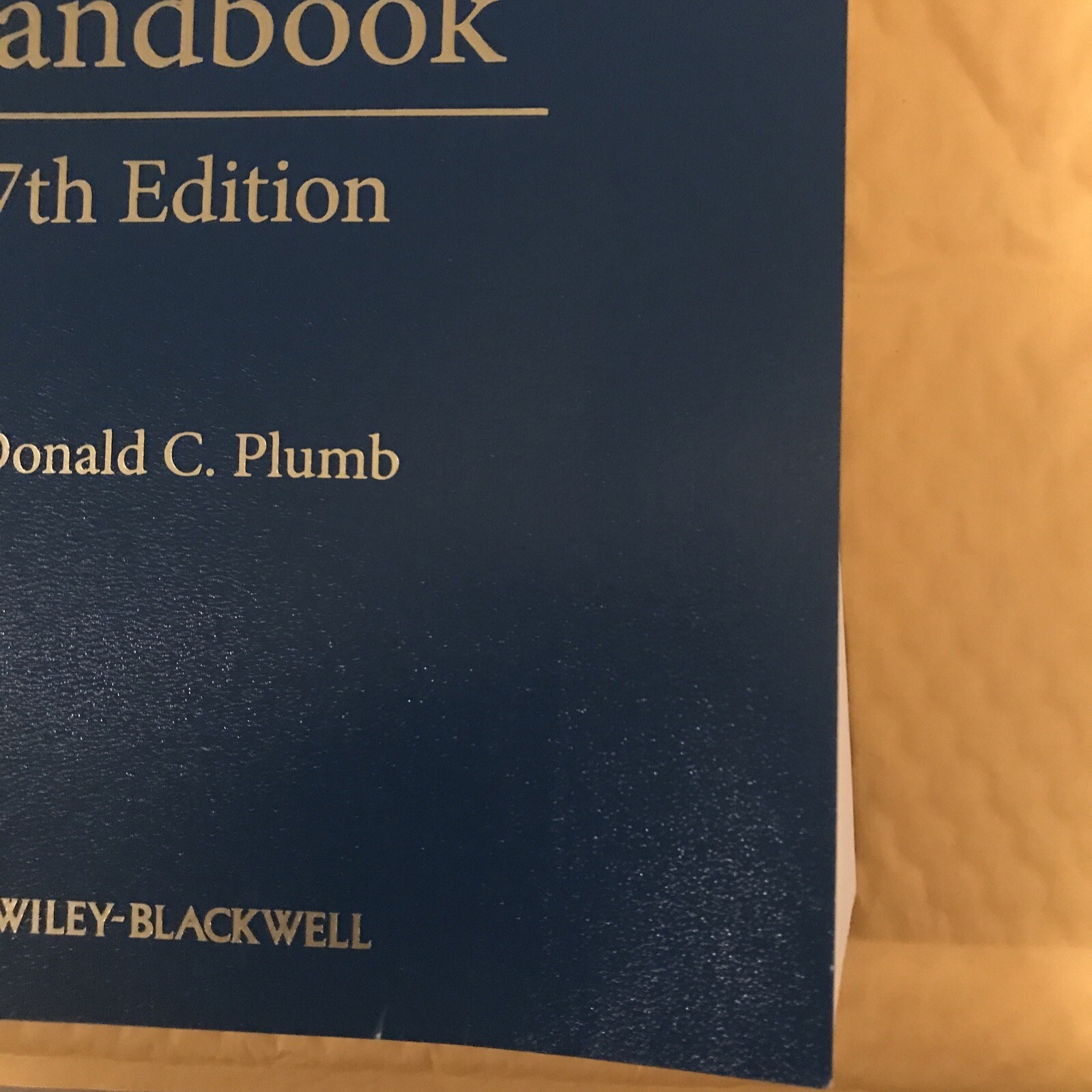 Plumb’s Veterinary Drug Handbook by Donald C. Plumb (2011, Trade Paperback)