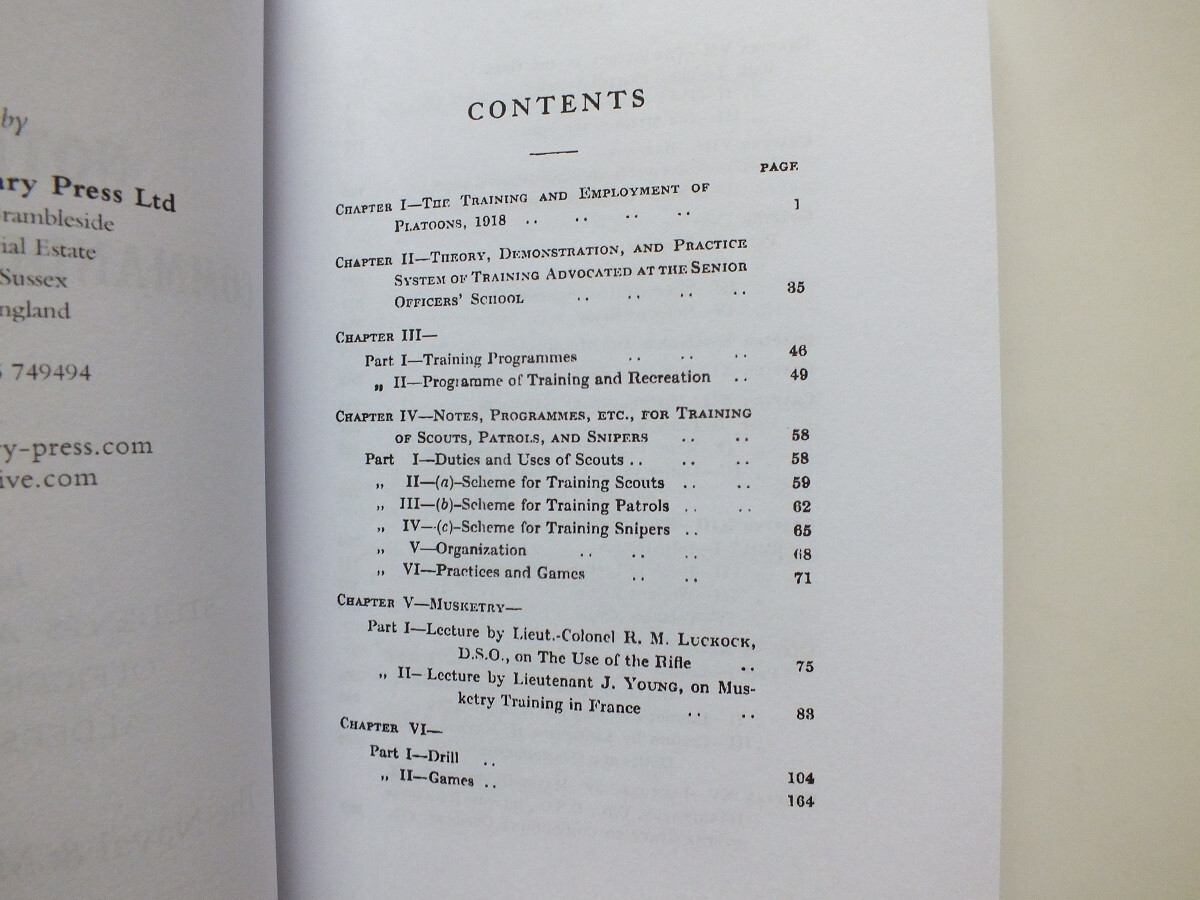 Notes for Commanding Officers: Senior Officers School, Aldershot 1918 *Reprint*