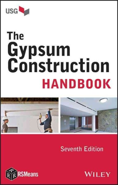 Gypsum Construction Handbook, Paperback, Brand New, Free shipping in the US
