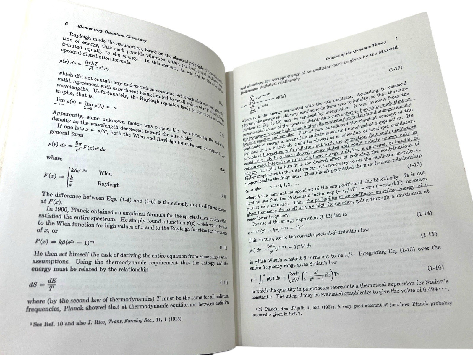 1968 Elementary Quantum Chemistry By Frank L. Pilar McGraw-Hill