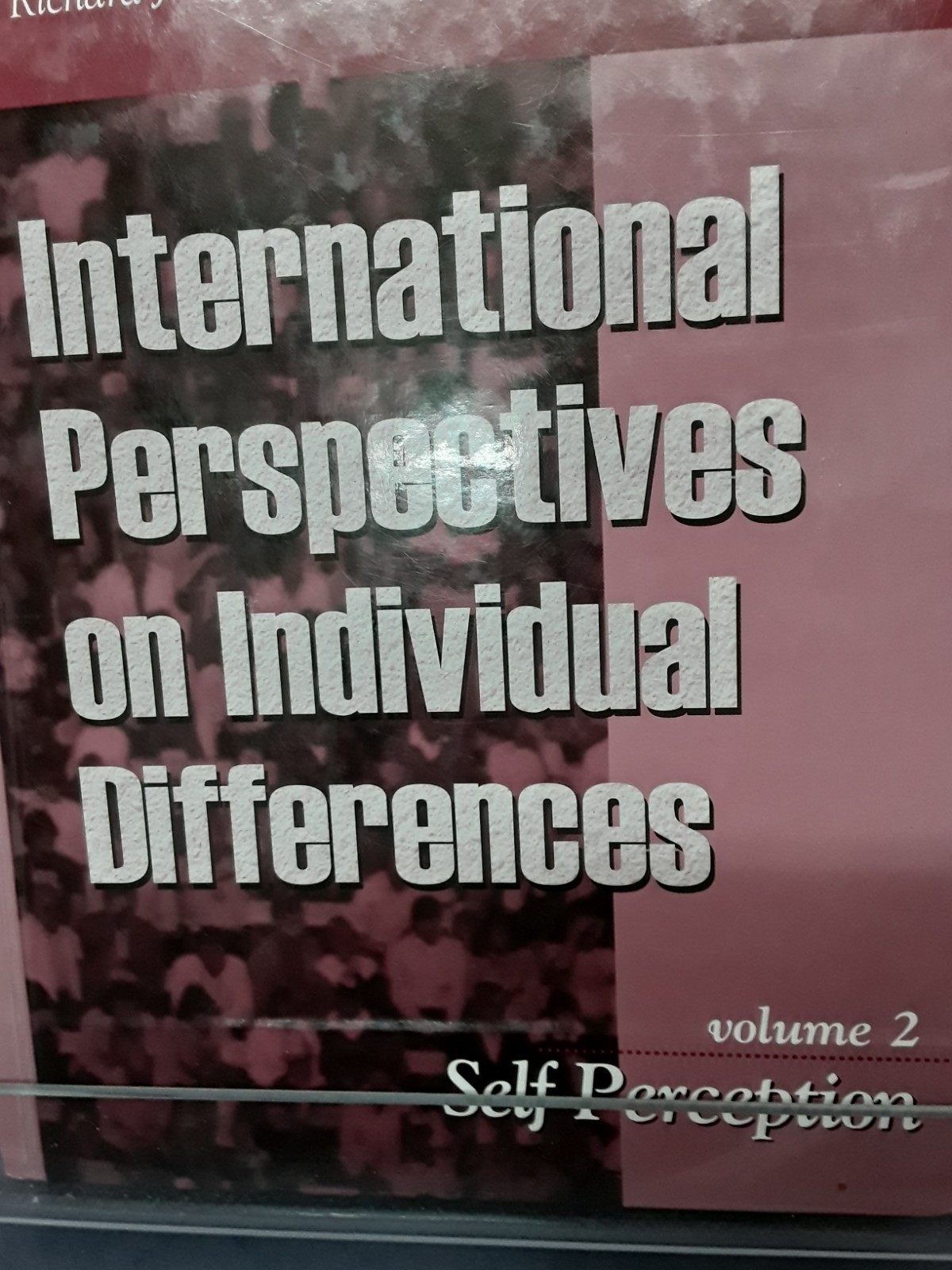 International Perspectives on Indiv Diff Vol 2 R Riding Ablex 2001 HB LN 260731