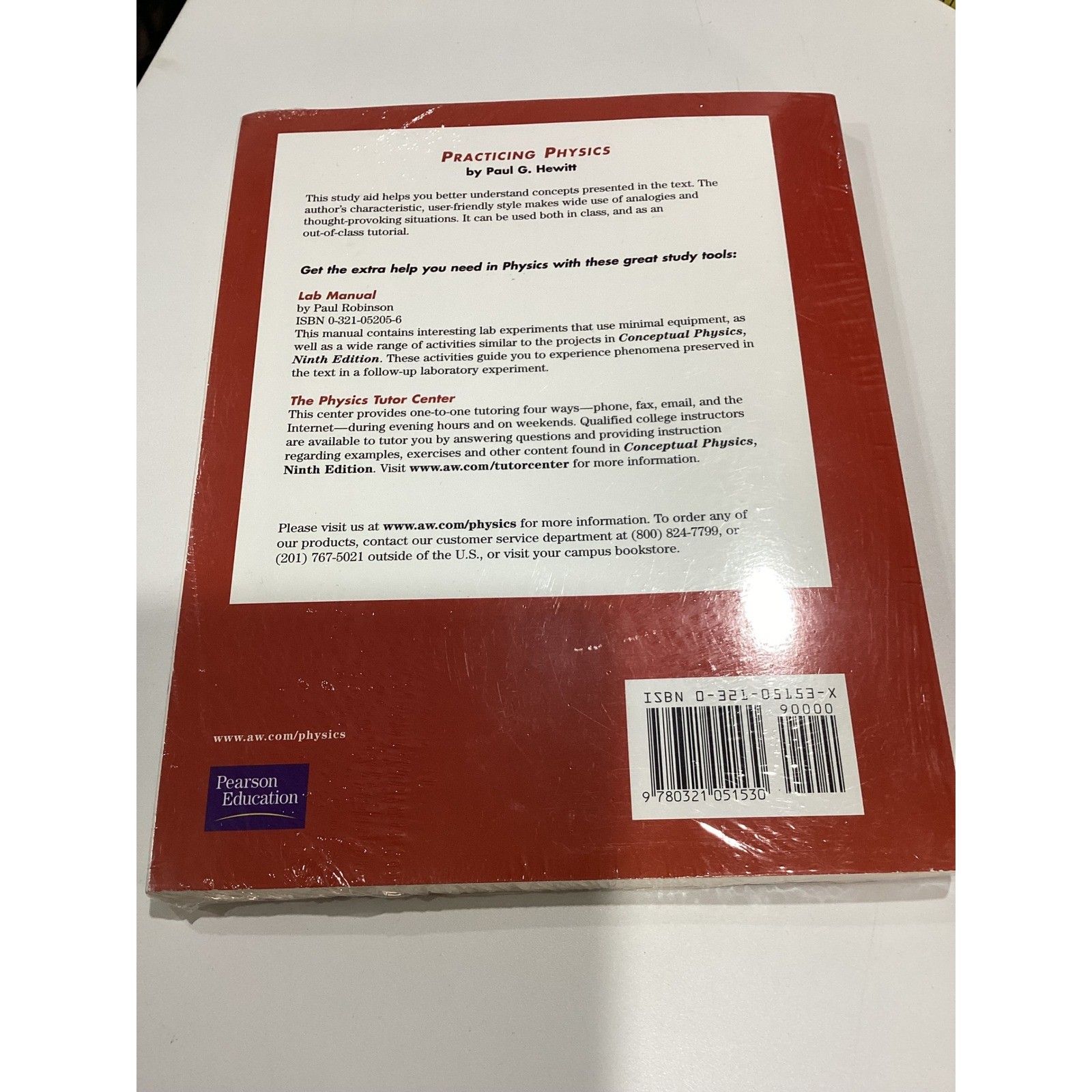 Conceptual Physics Ninth Edition Practicing Physics Paul G Hewitt 032105153X NEW