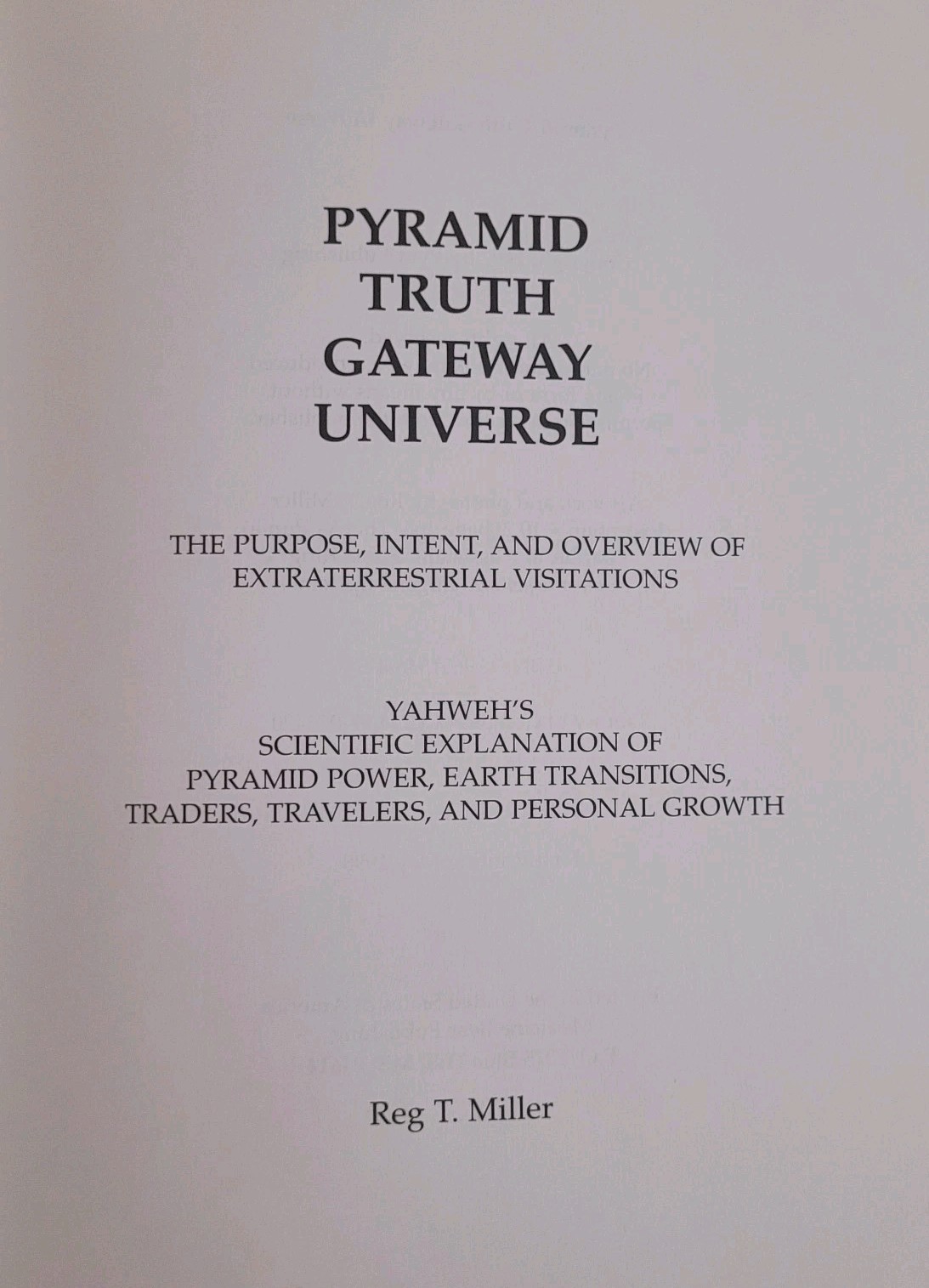 Pyramid Truth Gateway Universe