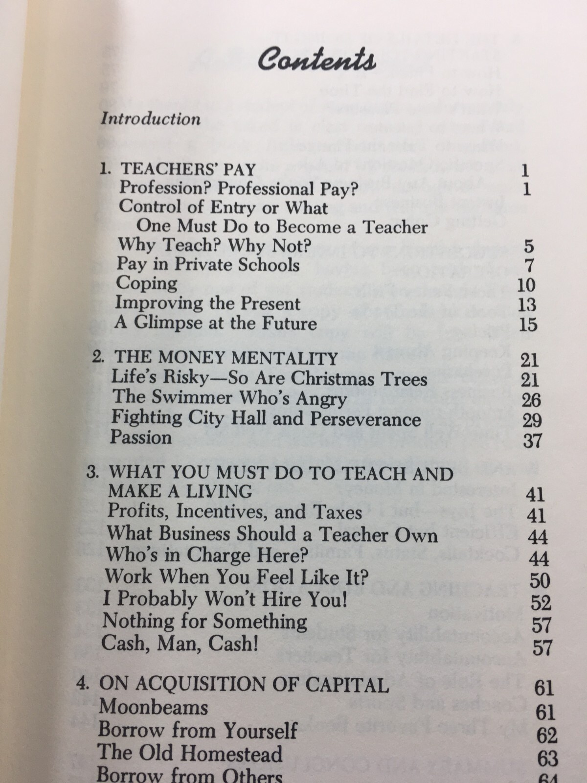 How to Teach School and Make a Living at the Same Time Patrick Crowe 1978