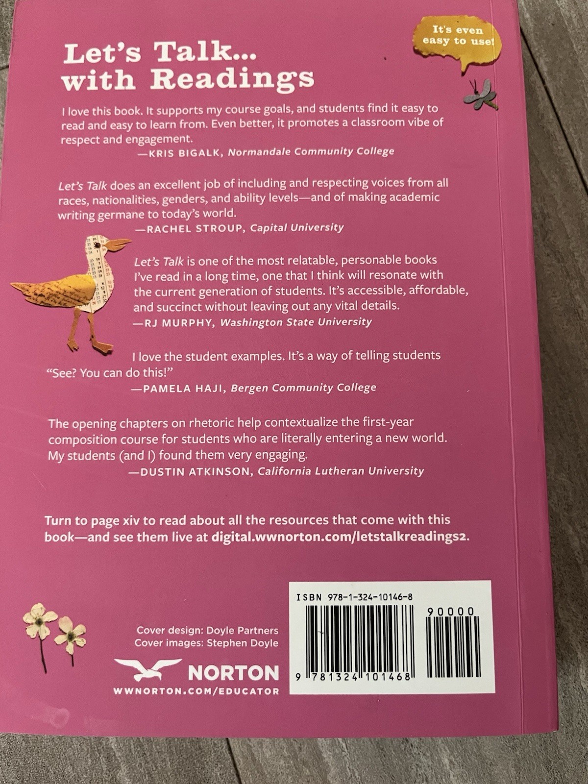 New Let’s Talk with Readings by Andrea A. Lunsford and Michal Brody 2025 2ed