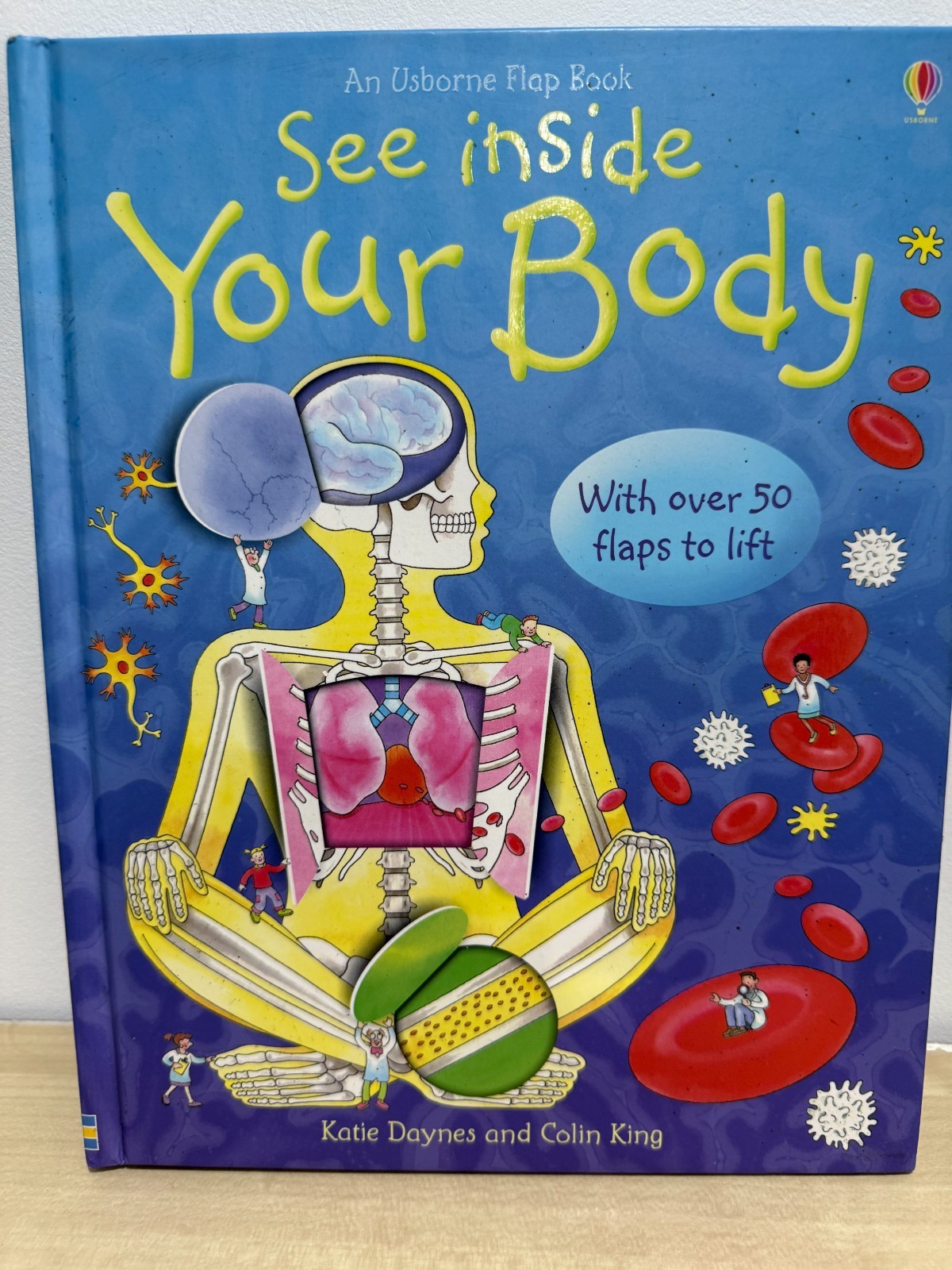 Usborne See Inside Your Body Flap Book Hardback Katie Daynes Colin King