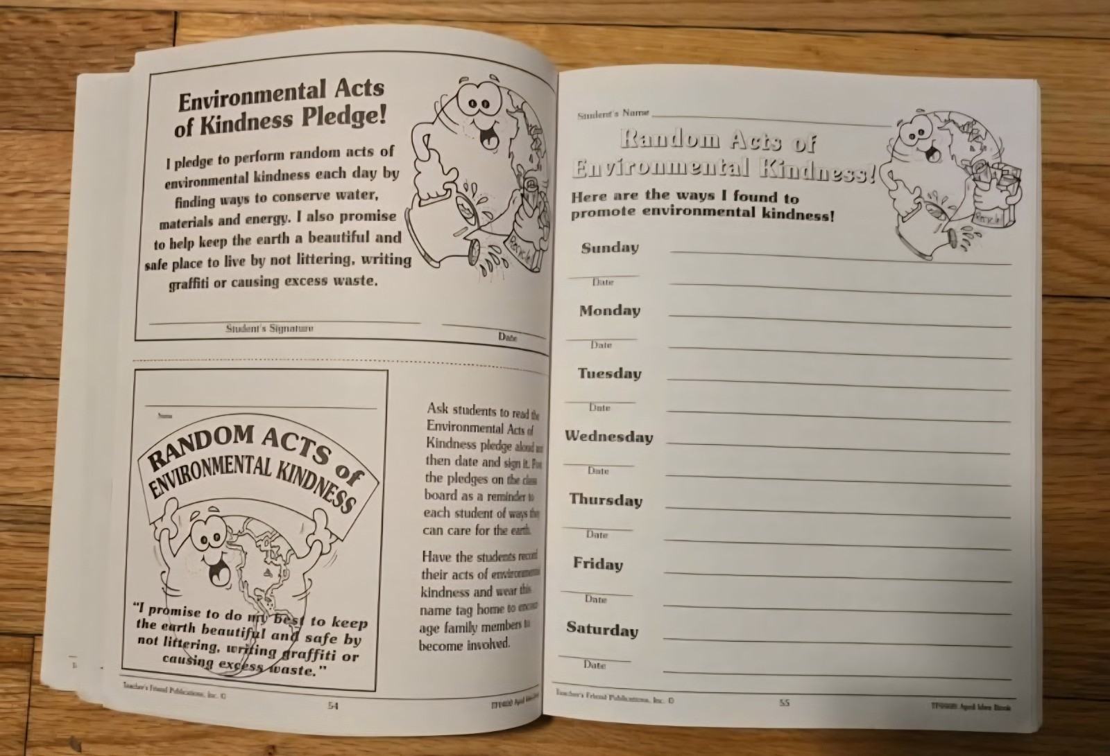 Teacher’s Friend April Idea Book Karen Sevaly, Elementary Activities, 144 Pages