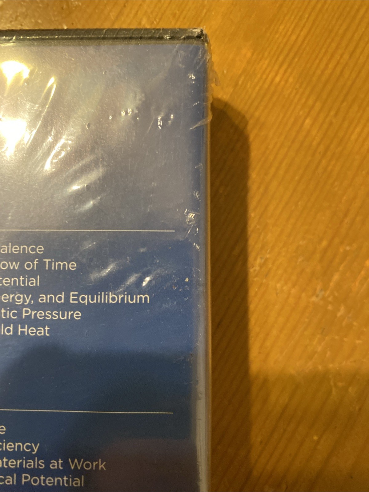 Teaching Co Great Courses DVDs Book THERMODYNAMICS Four Laws new sealed