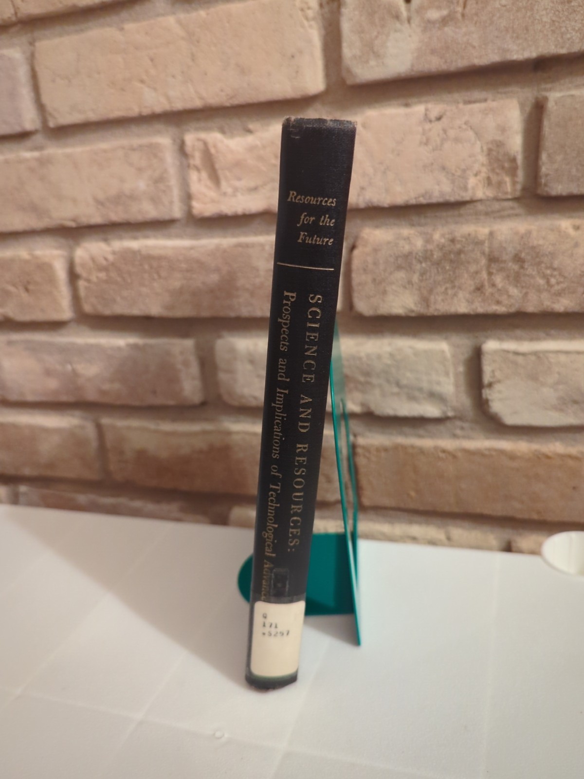 Prospects And Implications Of Technological Advance Henry Jarrett 1959 Ex Lib