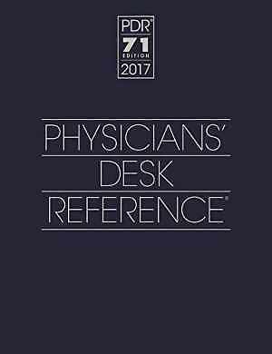 2017 Physicians’ Desk Reference 71st Edition – Hardcover, by PDR Staff – Good