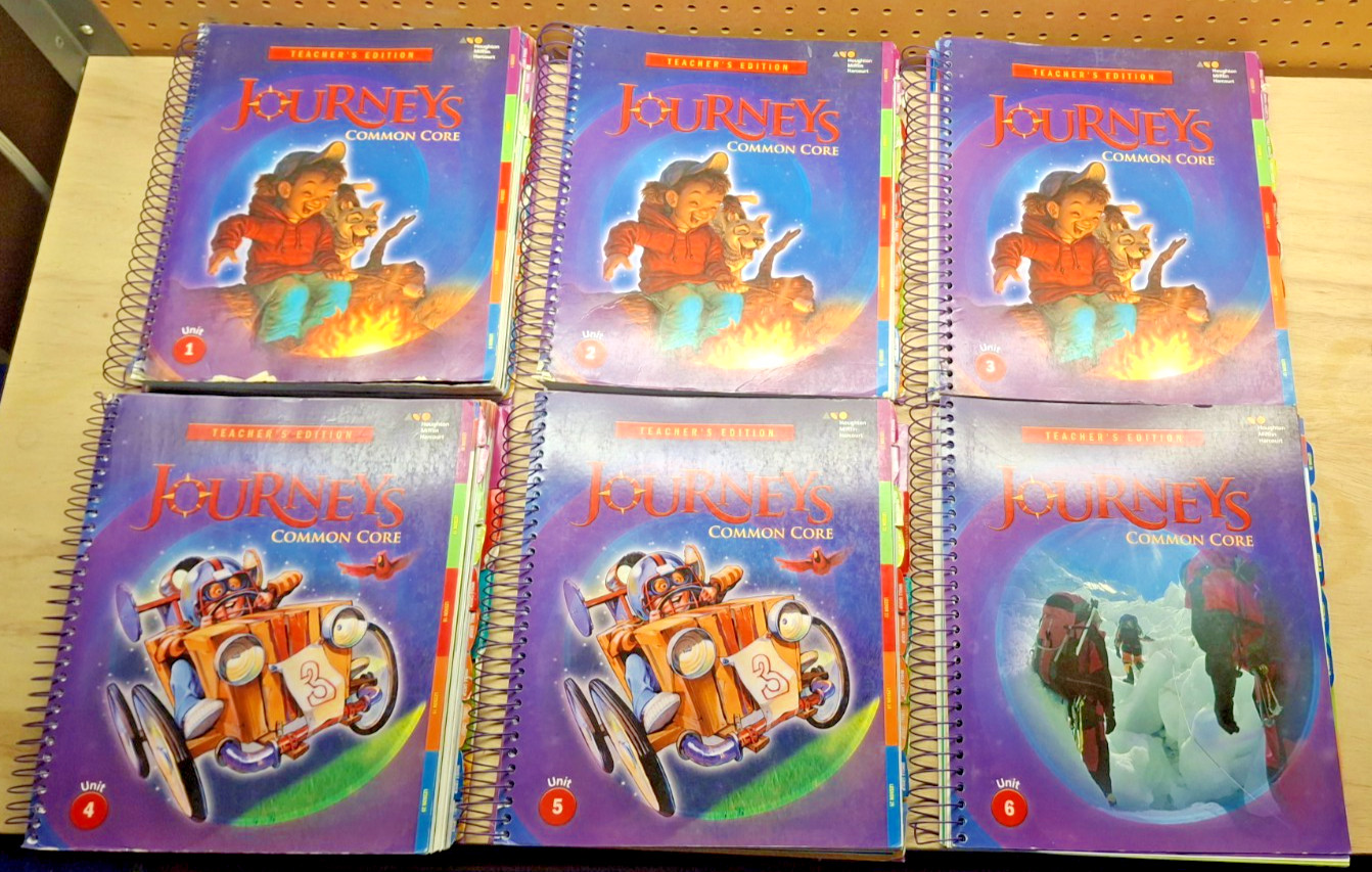 Journeys Common Core Complete Set of 6 Vol Teachers Edition Grade 3 SHIPS FAST