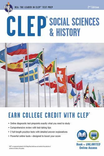 CLEP® Social Sciences & History Book + Online, 2nd Ed. (CLEP Test Preparation)