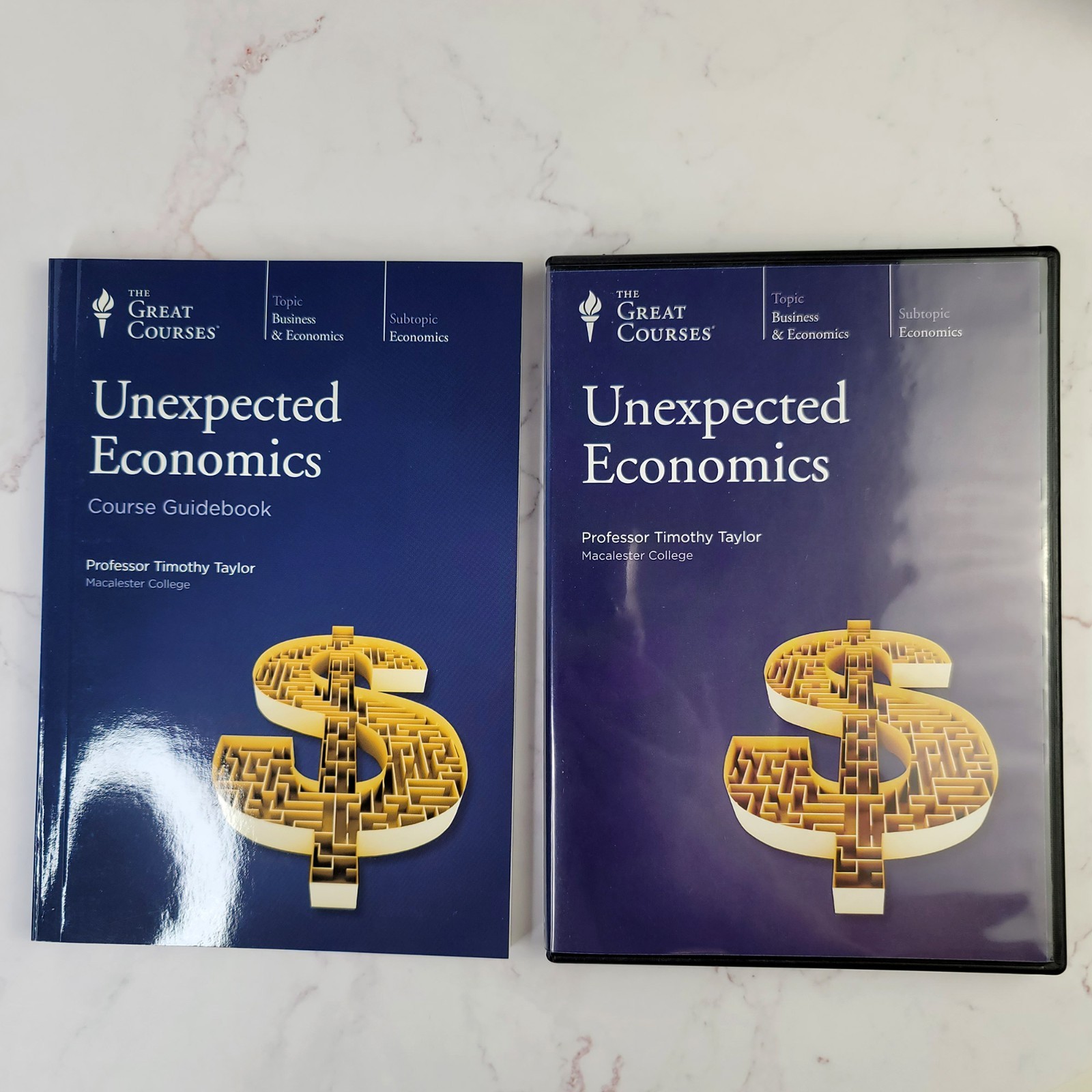 The Great Courses Unexpected Economics Business Book 4 DVD Set