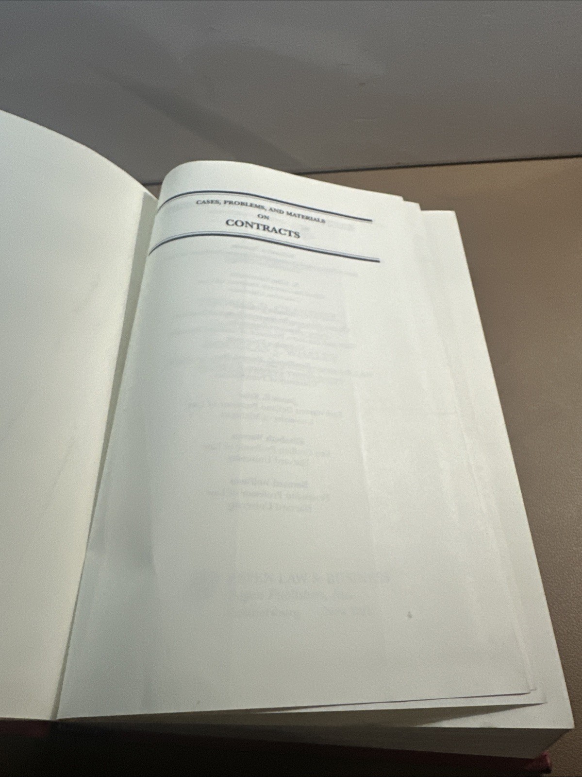 Cases, Problems, and Materials on Contracts