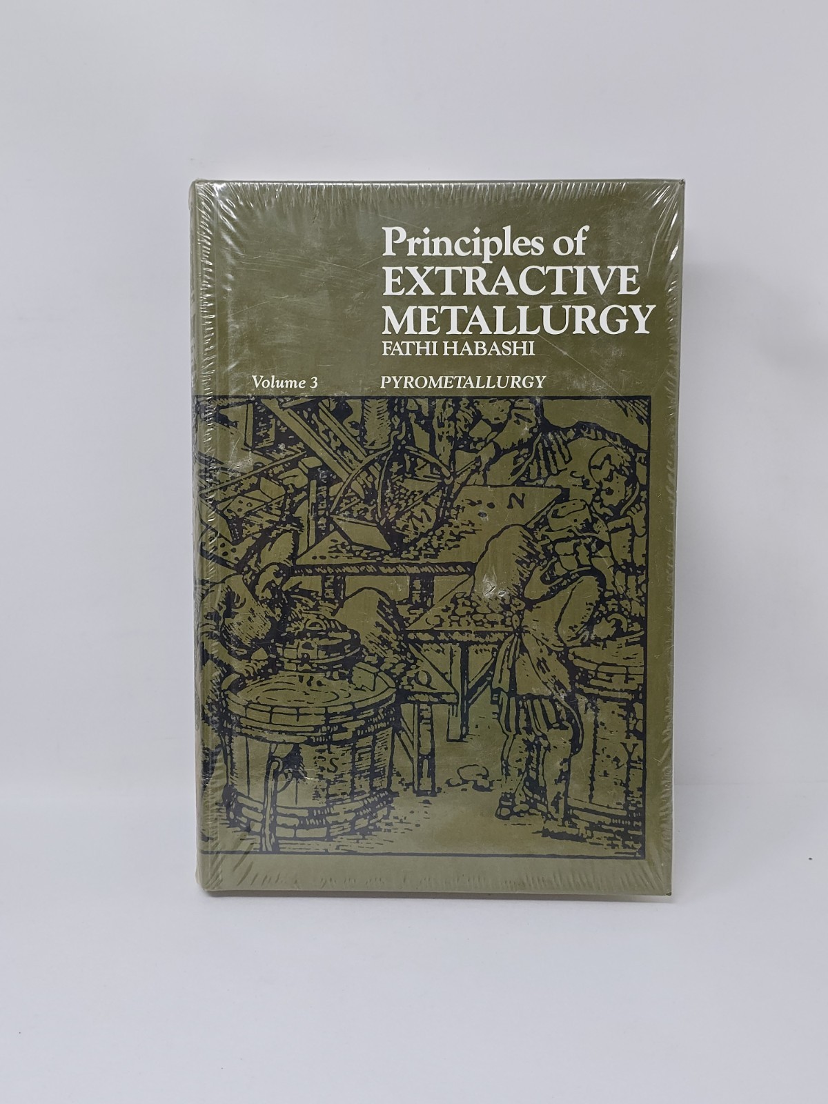 PRINCIPLES OF EXTRACTIVE METALLURGY Vol 3 PYROMETALLURGY by Fathi Habashi HC New