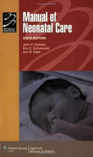 Manual of Neonatal Care (Spiral – Paperback, by Cloherty John P.; – Very Good j