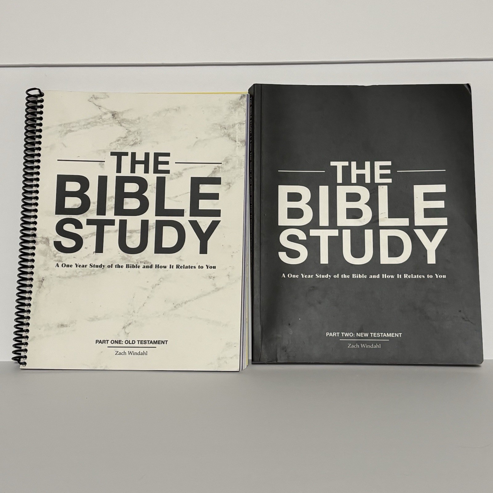 The Bible Study A One Year Study Old And New Testaments Zach Windahl Lot Of 2
