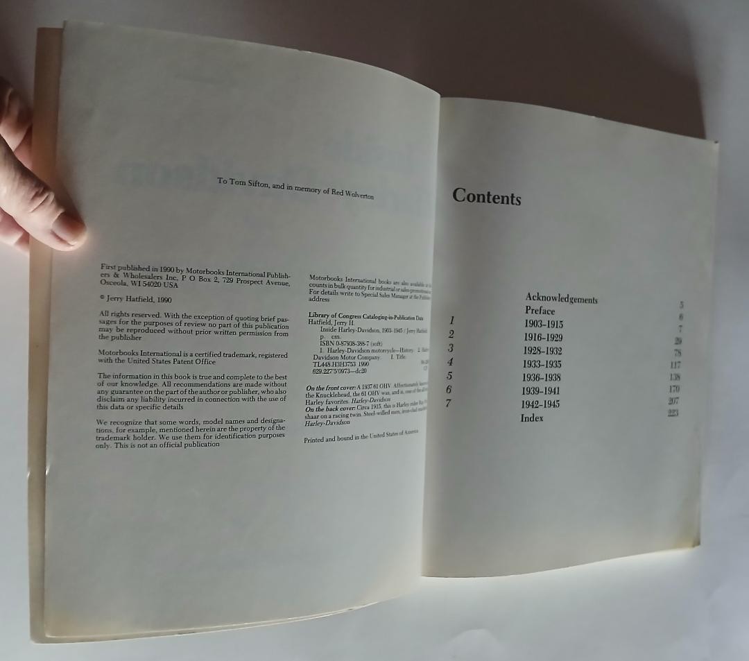 Inside Harley Davidson: An Engineering History of…/Hatfield/1990/PB/Acceptable