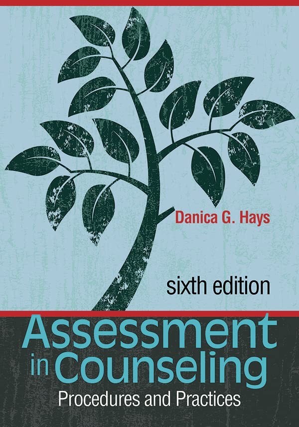 Assessment in Counseling Procedures and Practices text Danica 6th edition PB