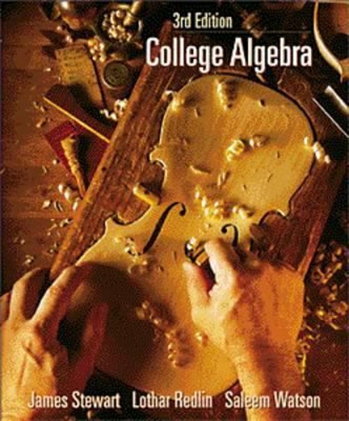 College Algebra Hardcover Saleem, Stewart, James, Redlin, Lothar