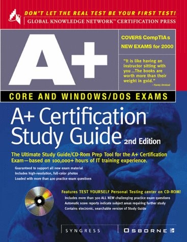 A+ CERTIFICATION STUDY GUIDE By Syngress Media – Hardcover *Excellent Condition*
