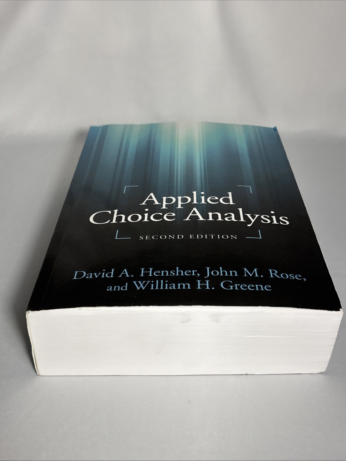 Applied Choice Analysis 2nd Edition by John M. Rose (English) Paperback Book