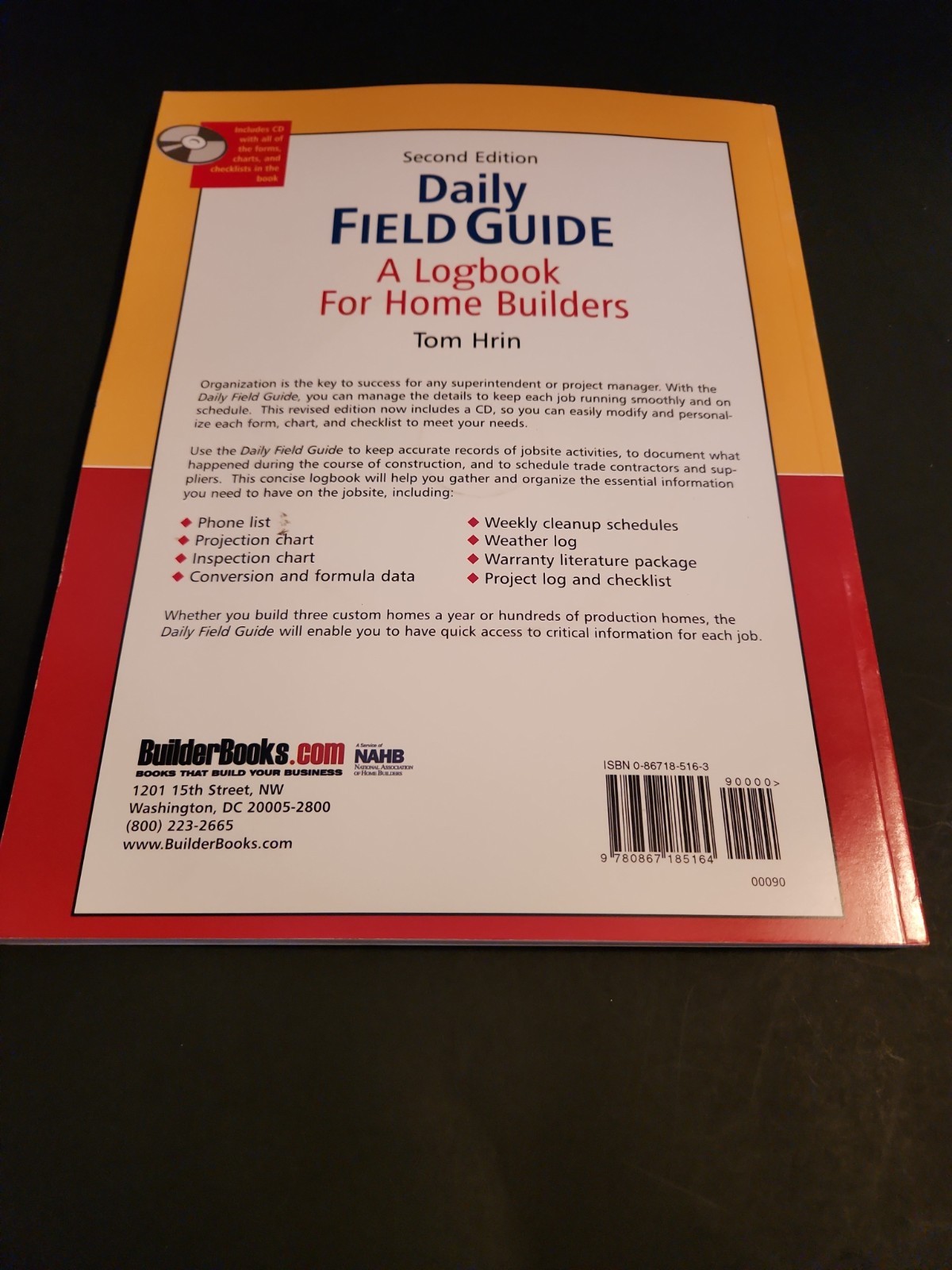 Daily Field Guide: A Logbook for Home Builders, Second Edition – paperback T…