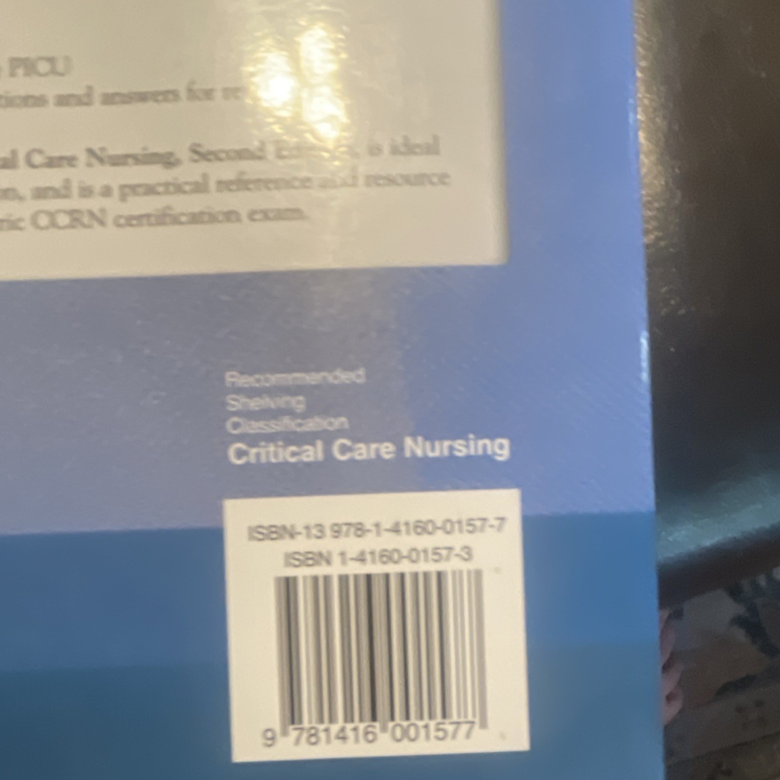 Core Curriculum Pediatric Critical Care Nursing 2nd Ed by Slota, Paperback