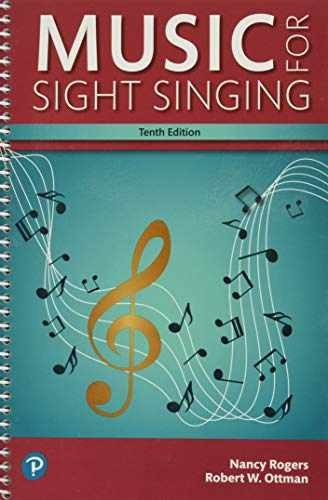 Music for Sight Singing – Spiral-bound, by Rogers Nancy; Ottman – Very Good v