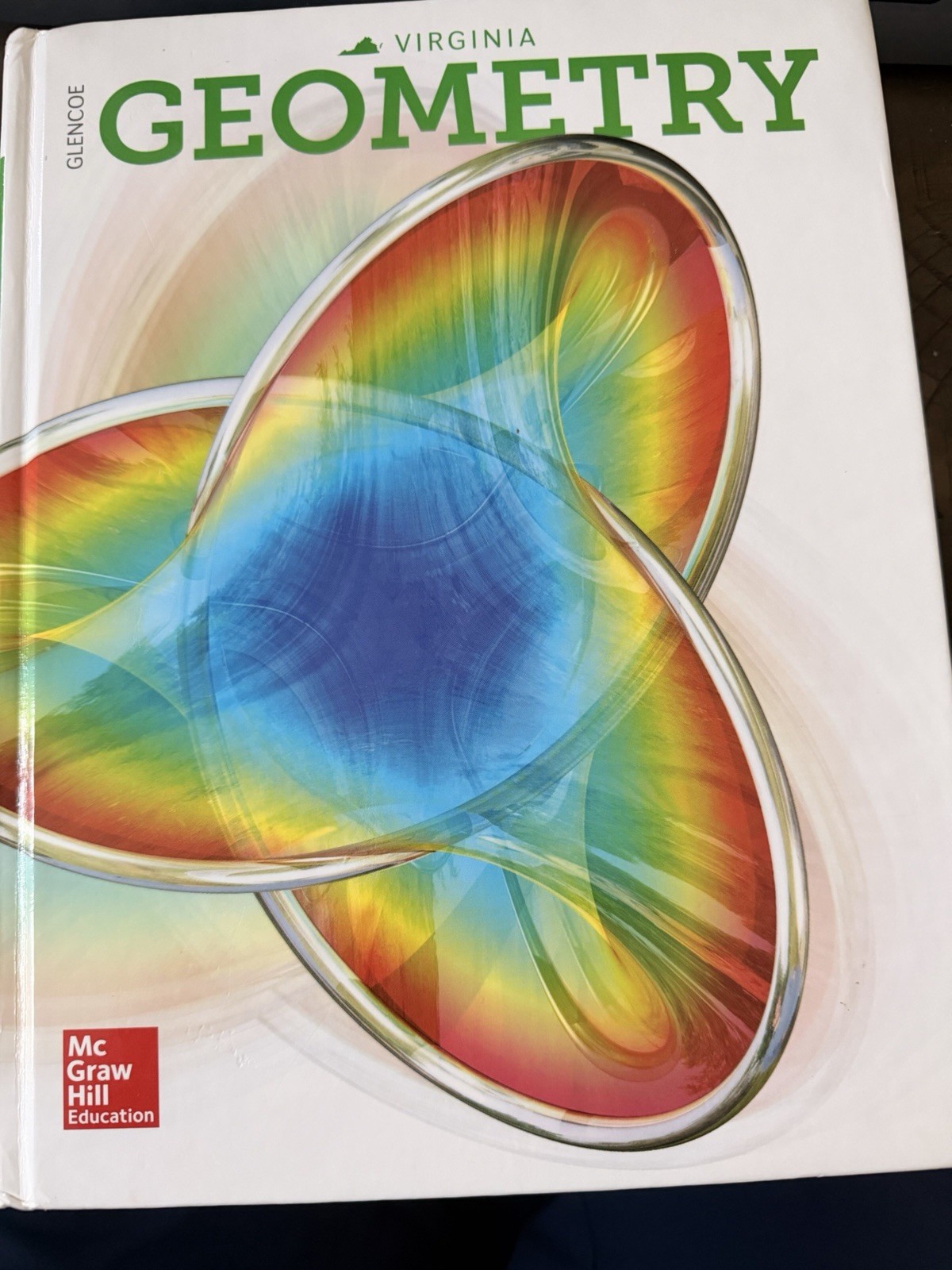 McGraw-Hill Education Glencoe Virginia Geometry Textbook 2019