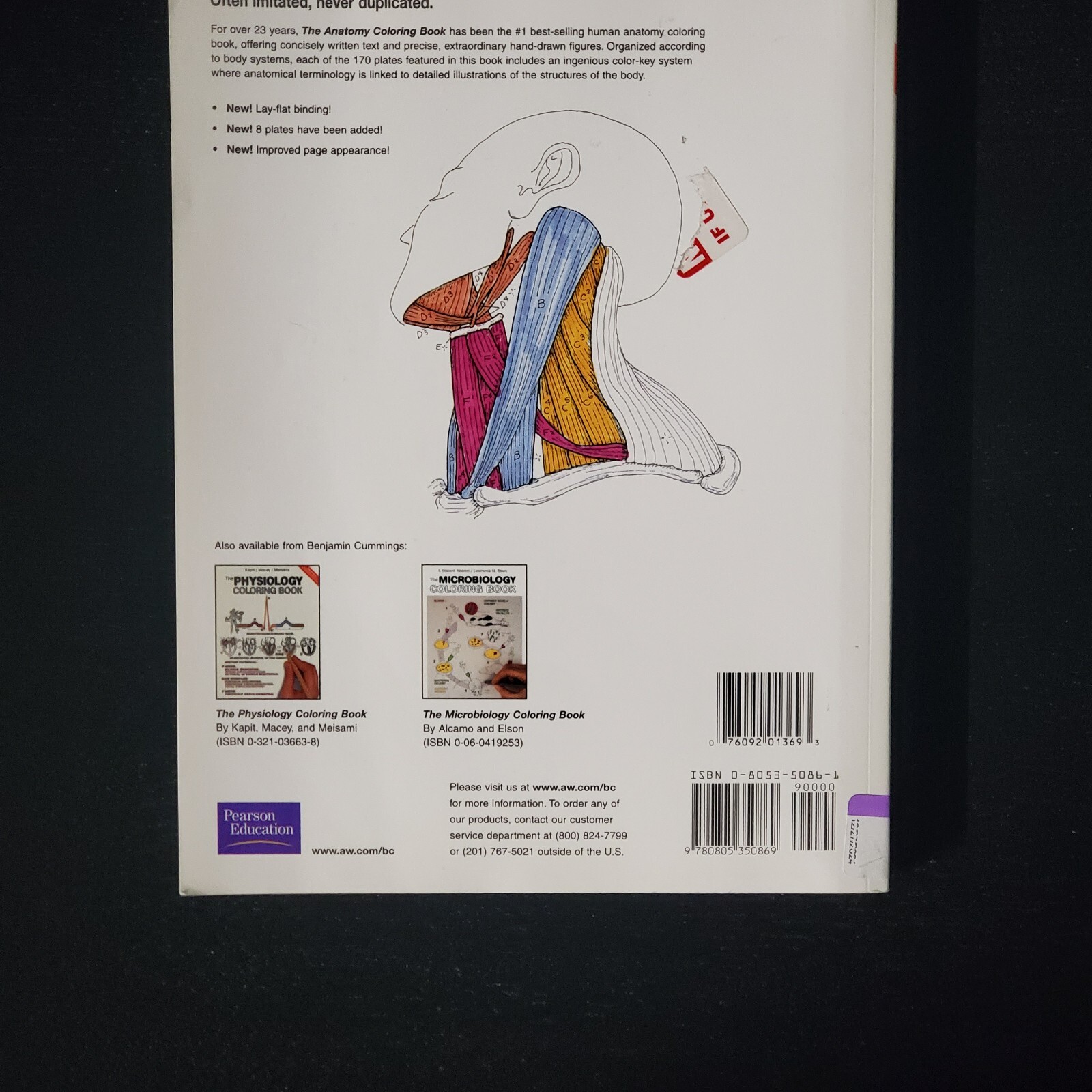 The Anatomy Coloring Book – Paperback By Kapit, Wynn – GOOD