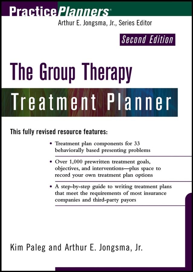 The Group Therapy Treatment Planner Second Edition (Practice Planners) – pap…