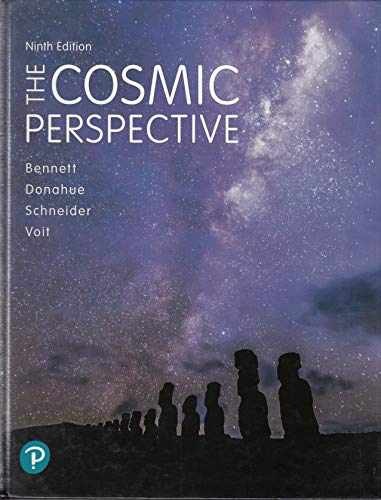 The Cosmic Perspective (Ninth Edition) – Hardcover, by Bennett – Acceptable n