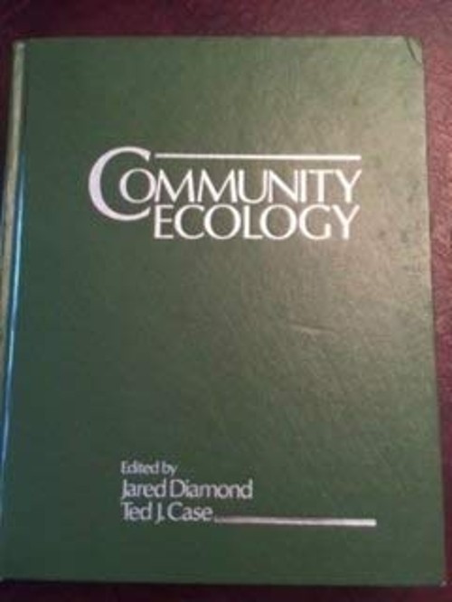 Community Ecology Hardcover Jared M., Case, Ted J. Diamond