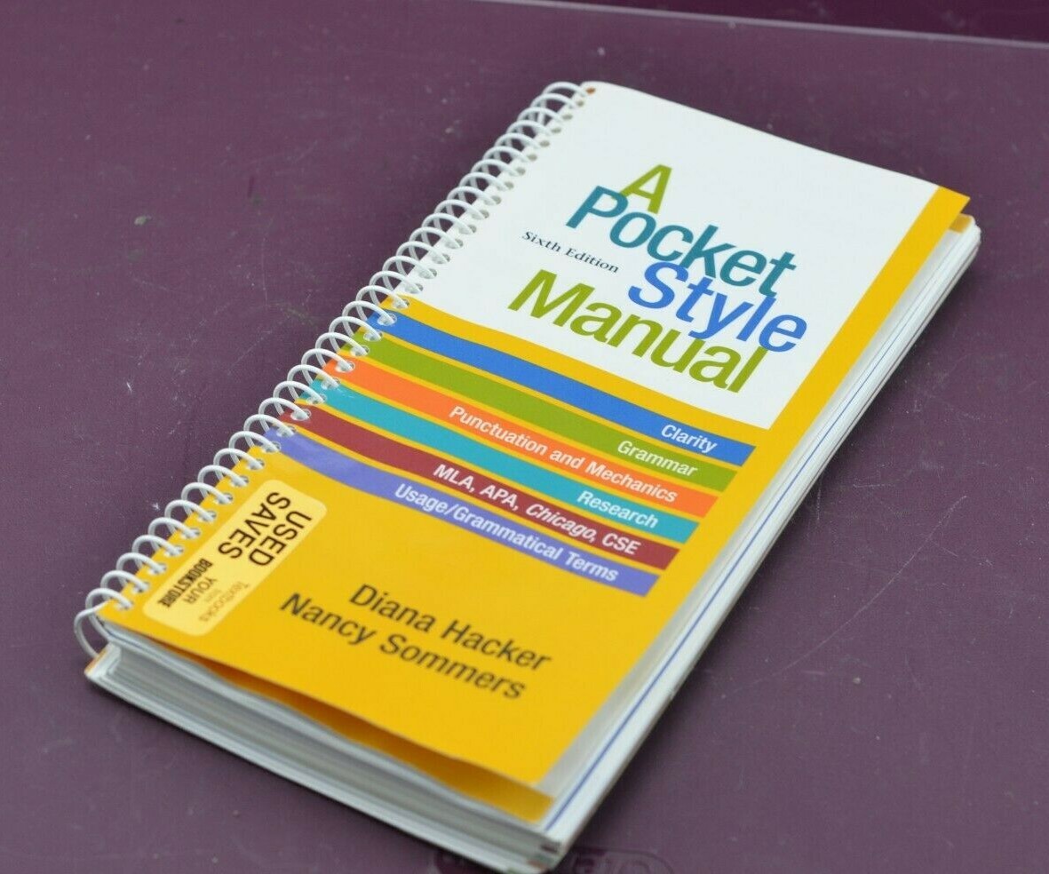A Pocket Style Manual by Nancy Sommers and Diana Hacker (2011, Paperback