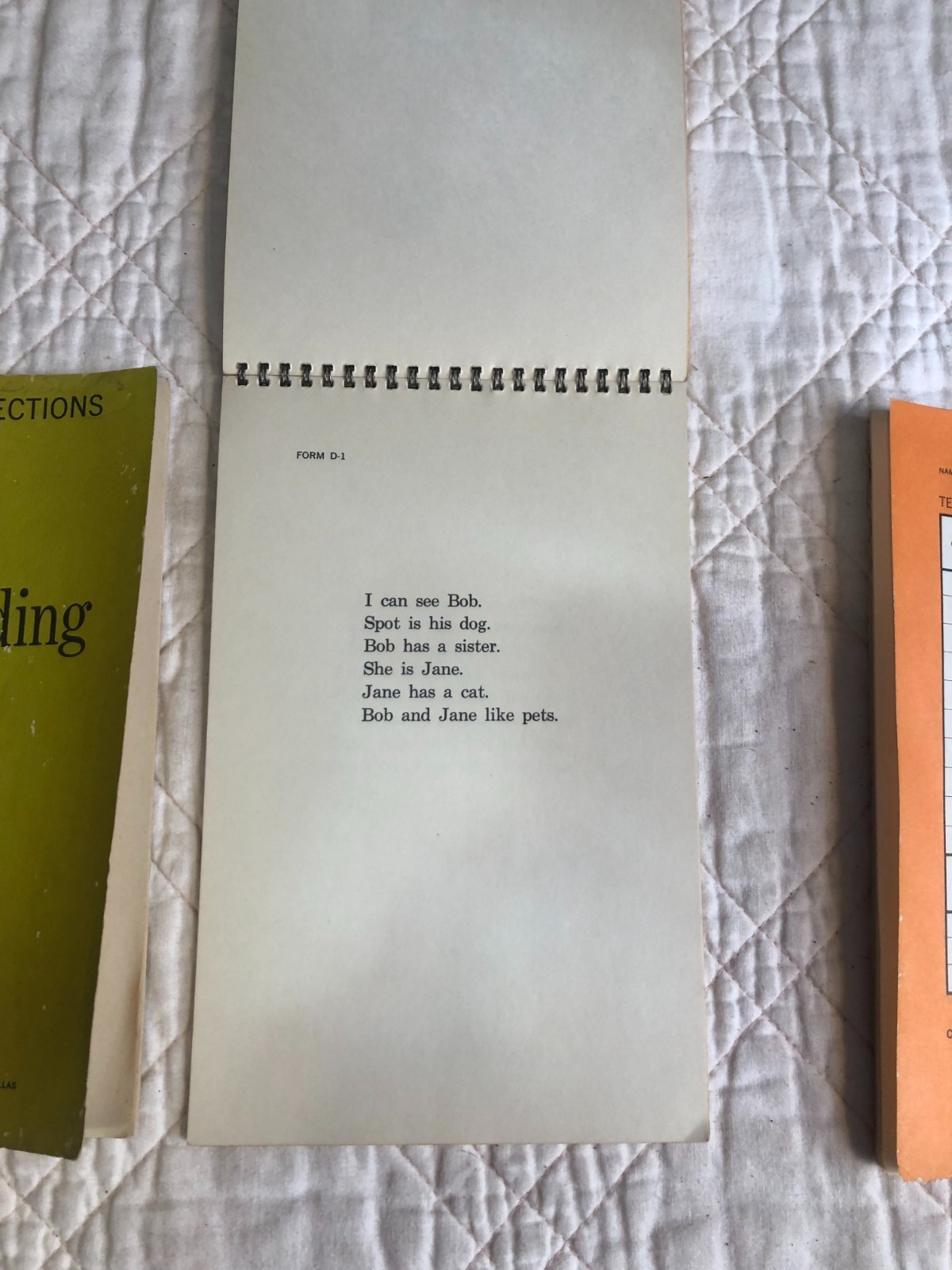 Vintage The Gilmore Oral Reading Test Booklets