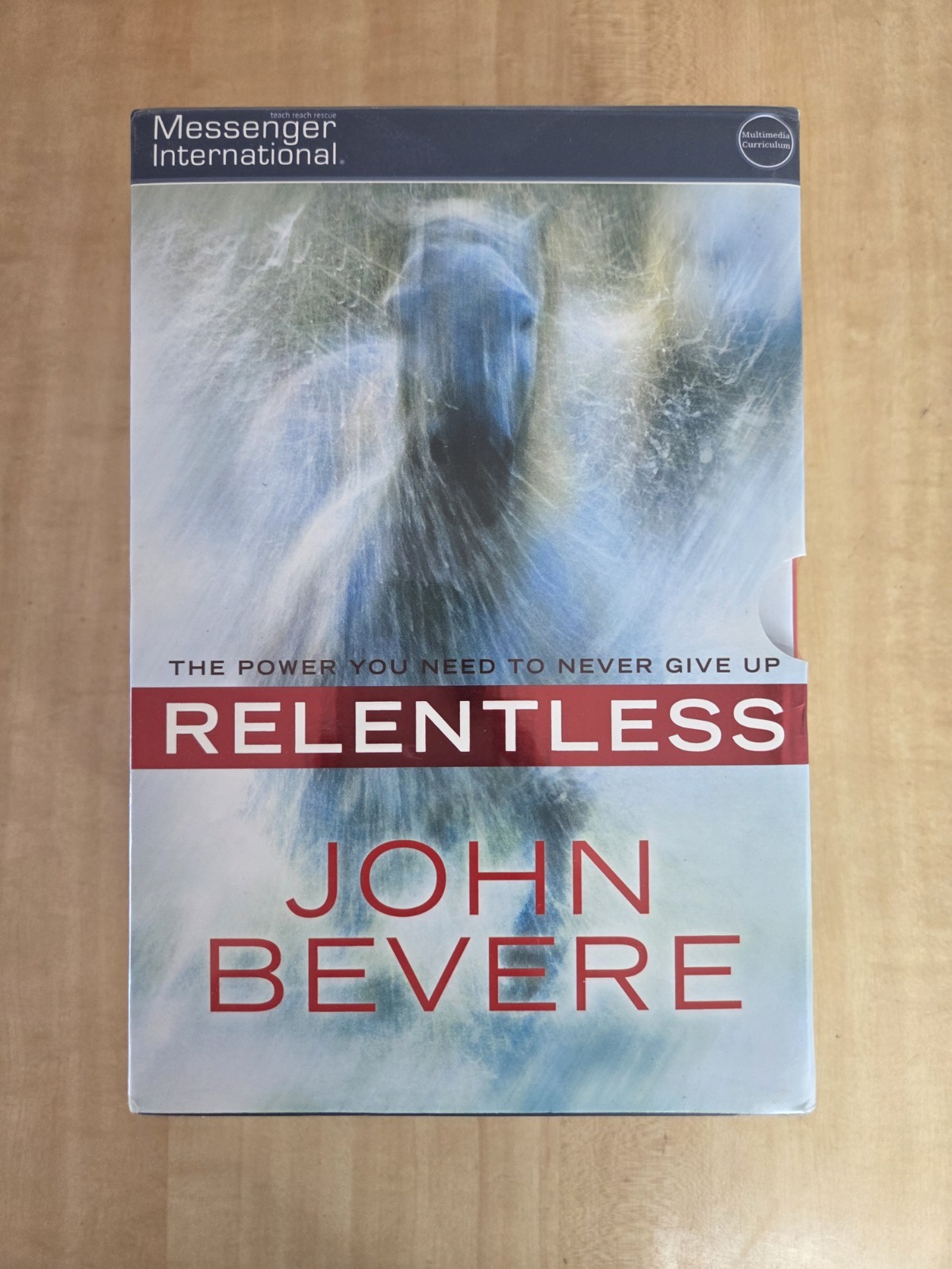 John Bevere Relentless The Power You Need to Never Give Up 4 DVD Set/ Guide/Book