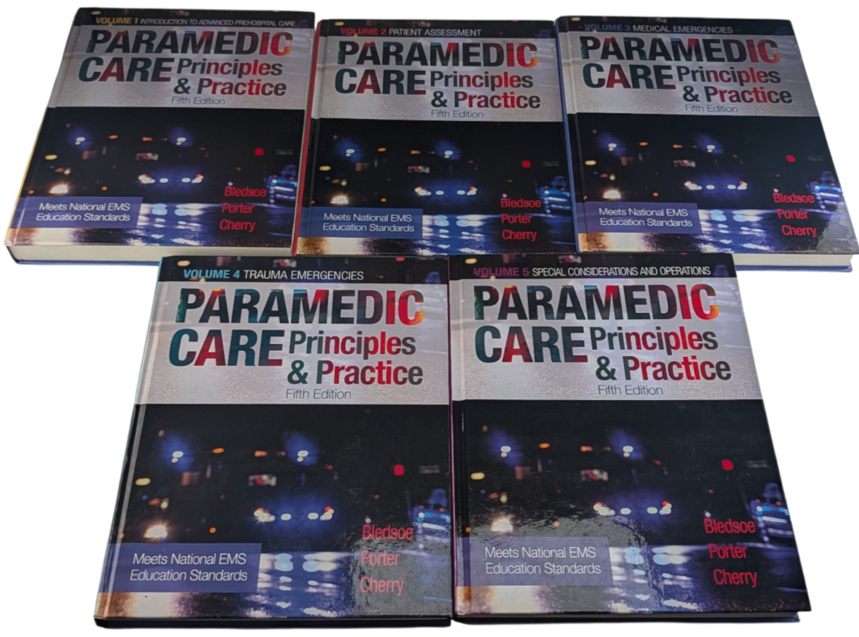 Paramedic Care Principles Practice 5th Ed Vols 1 to 5 Hardcover 9780134575964