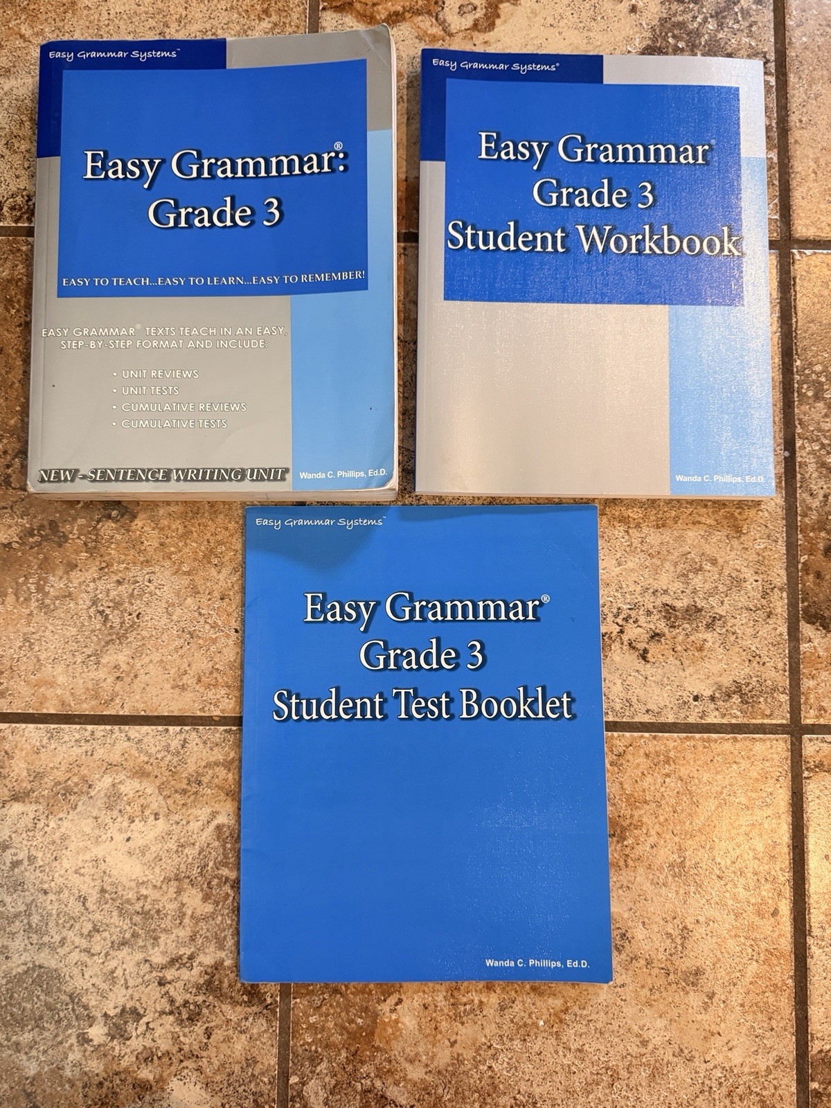 Easy Grammar Systems Grade 3 Set Teaching Text Workbook Test Booklet 2006 PB