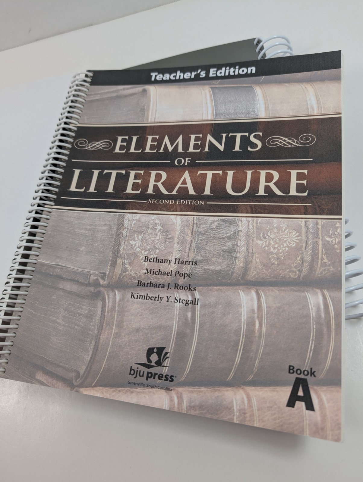 BJU Press Elements of Literature Teachers Edition A&B Tests Key Student Textbook