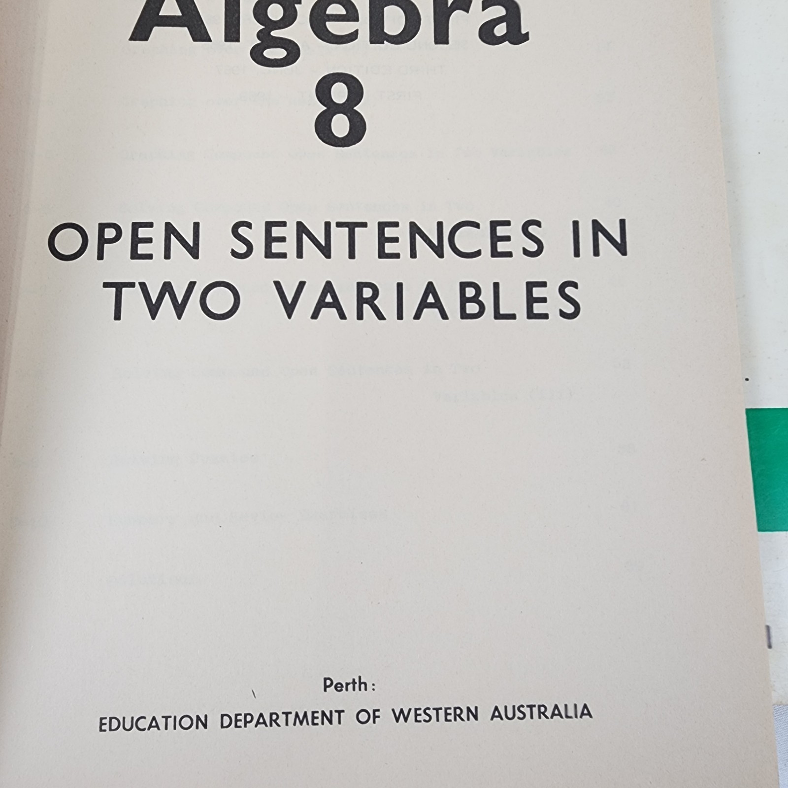 1960s Western Australia school text book lot secondary high school lot of 10